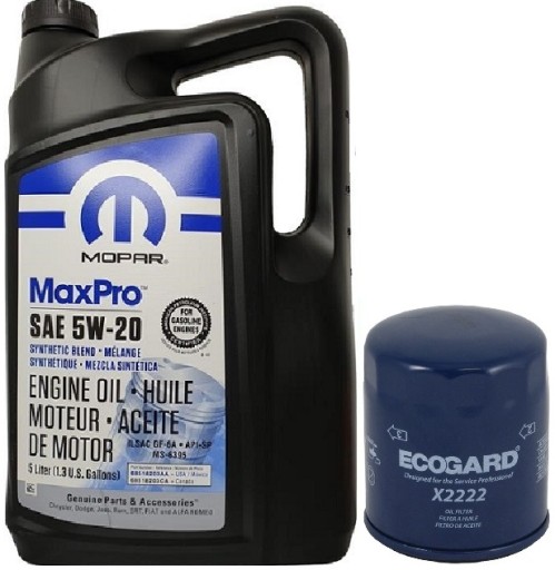 MOPAR 5W20 + МАСЛЯНЫЙ ФИЛЬТР RAM 1500 3.7 09-12