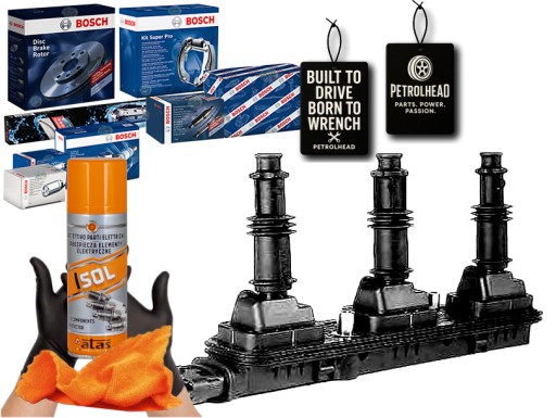 BOS0 221 - Катушка зажигания opel vectra 2.6 3.2 v6 03- bosch #petrolhead pro+ kit4