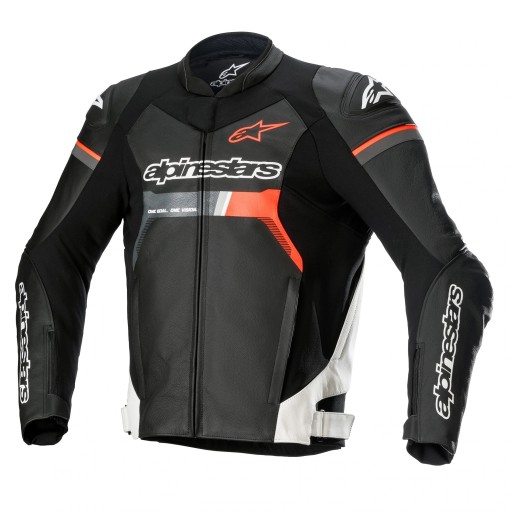 Куртка GP FORCE, ALPINESTARS (чорний/білий/флуо червоний, розмір 54)