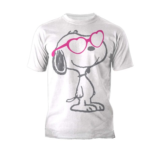 Peanuts Snoopy Heart Shades Oficiálne tričko