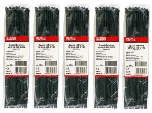 Кабельные стяжки 4, 8X430 кабельные стяжки x5