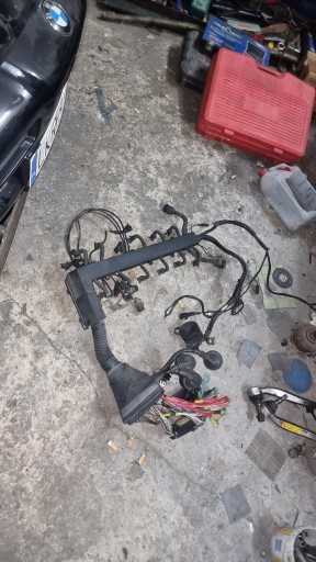 Bmw 8 e31 850 5.0 v12 m70 жгут проводов для установки двигателя