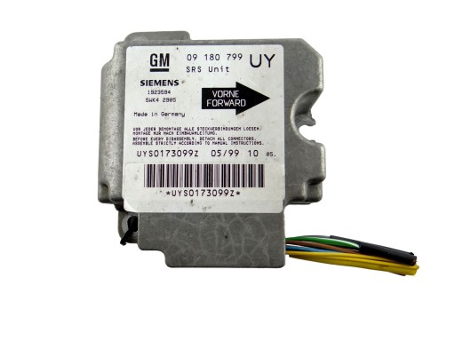 modulo SENSOR airbag OPEL ASTRA G 5WK4 2905