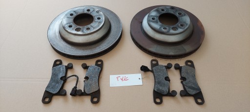 discs brake rear part +plates PORSCHE CAYENNE 7P TOUAREG II 10-18