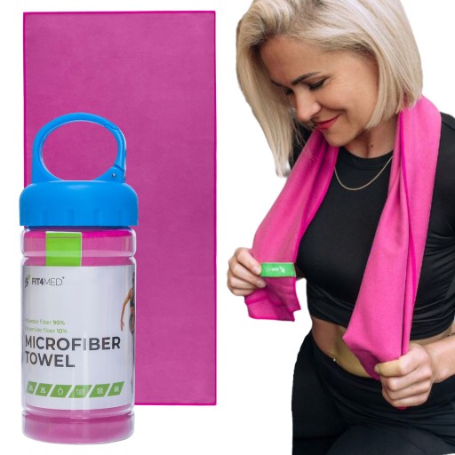 Охолоджувальний, швидковисихаючий, тренувальний рушник Fit4med 30 х 100 см