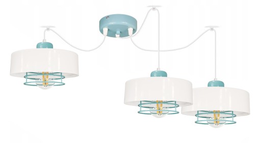 Білий стельовий світильник JasnoCiemno E27