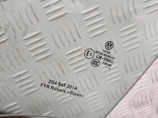 VW POLO 2G 17-20 5D VETRO finestrino PORTA Portiera Anteriore sinistra Anteriore 2017r. OE