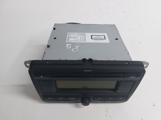 SKODA FABIA II ROOMSTER 06-15 RADIO PANEL DVD 5J0035161