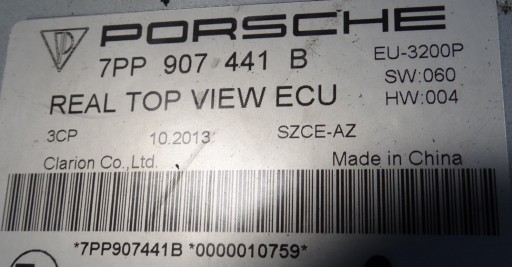 IDEAL module KAMERY reversing PORSCHE PANAMERA 970 1 9