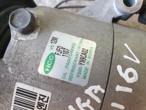Klimakompressor KLIMY HYUNDAI KIA 2009- F500-YN9CA02 1.4 CRDI