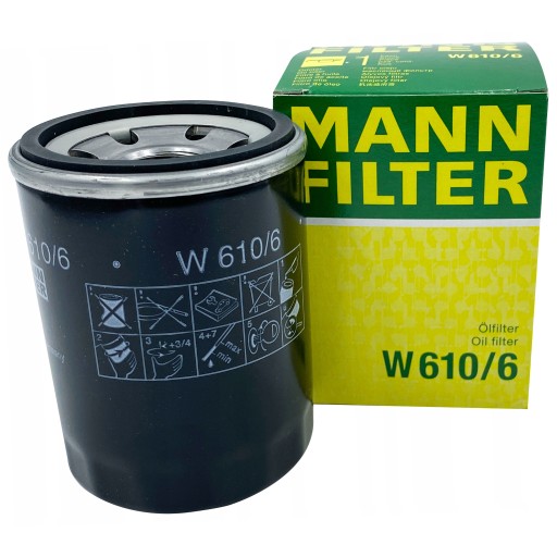 MANN FILTER OLEJOVÝ FILTER W610/6 W 610/6