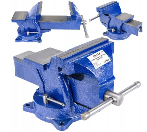 ТИСКИ СЛЕСАРНЫЕ ПОВОРОТНЫЕ С НАКОВАЛЬНЕЙ 150 ММ