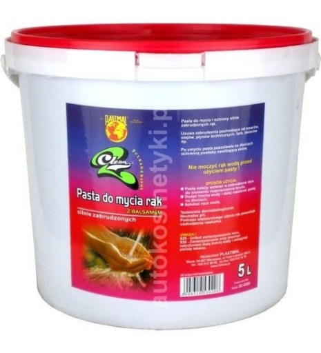 ПАСТА ДЛЯ МЫТЬЯ РУК С БАЛЬЗАМОМ 5 ЛИТРОВ Plastmal