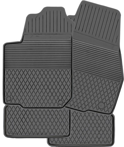 Коврики резиновые плиточные KPL 4CZ - RANT 2CM