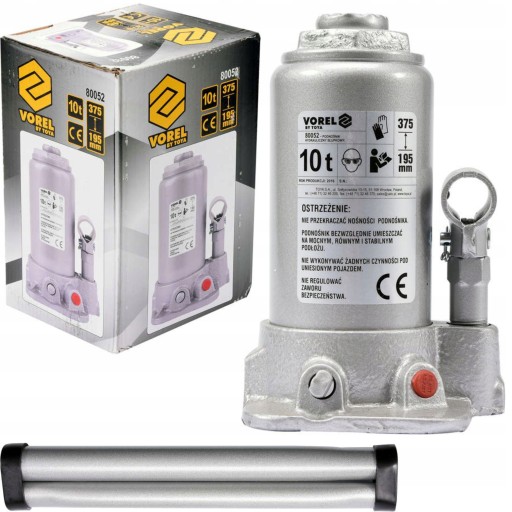 ГІДРАВЛІЧНИЙ ДОМКРАТ VOREL 10T
