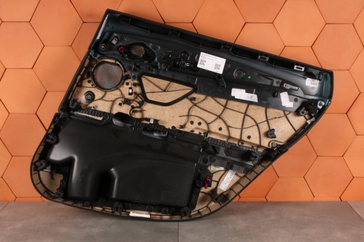 BMW 6 G32 GT side upholstery door left rear part PODSWIETLENIE DAKOTA black