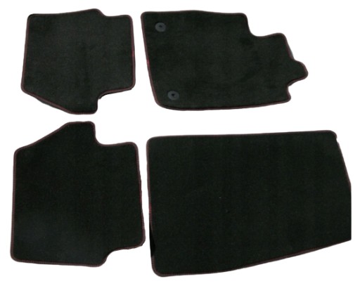 FORD FIESTA MK8 3 ДВЕРИ ВЕЛЮРОВЫЕ КОВРИКИ ОРИГИНАЛ