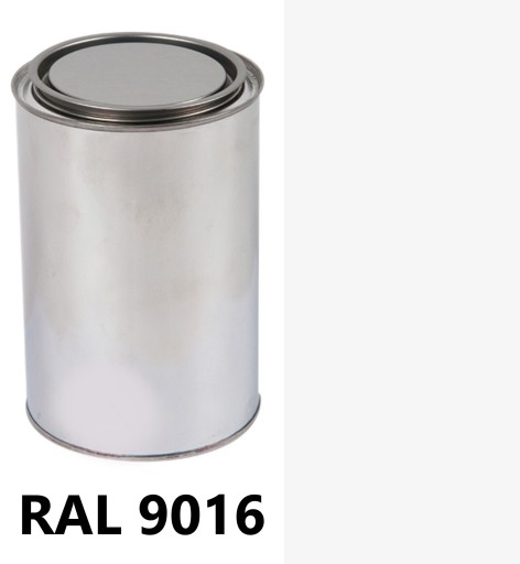 RAL 9016 БІЛИЙ НАПІВМАТ МАТ ПОЛІУРЕТАН АКРИЛ 1Л