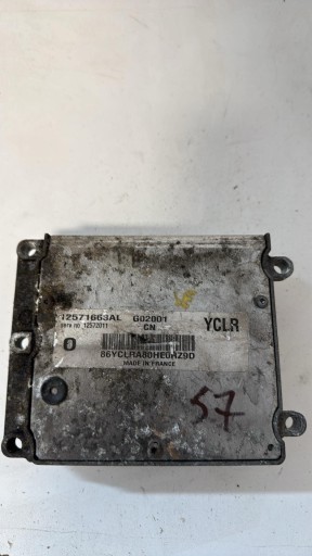 Centralina Motore Opel Vectra C 2.2 16V 12571663AL 12571663 AL modulo ECU
