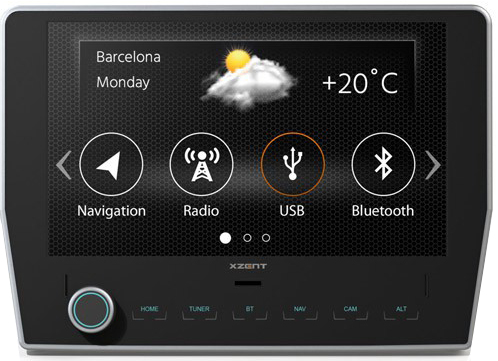 Радіо XZENT INFOTAINER X-F280 9 