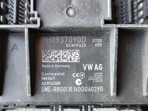 VW T5 LIFT Unité commande confort 7H0937090D