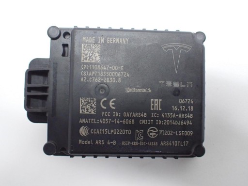 1108647-00 - Радар датчик distronic 1108647-00-e tesla model 3 19 століття