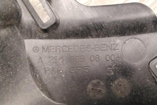 Засувка переднього бампера права mercedes-benz eqe suv (x294) a2948850800