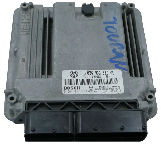 03G906016AL, - Vw touran 2.0tdi контролер 0281011450 03g906016al програмування