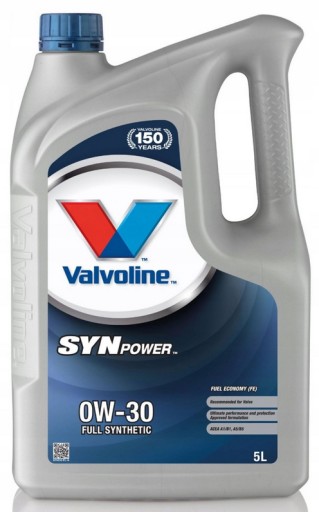 Моторное масло Valvoline SYNPOWER FE 0W30 5л.
