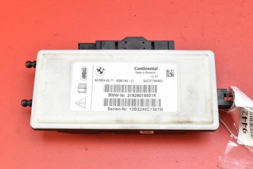 SENSOR modulo airbag airbag 9280185 BMW F01 LIFT 12-15