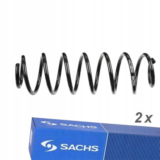 996 657 - Пружины подвески 2 шт. для skoda fabia i 1.0 1.2 1.4 tdi