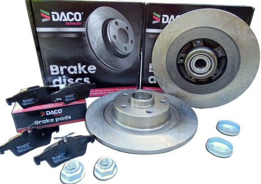 Диски колодки подшипник с ABS сзади для Laguna III 3