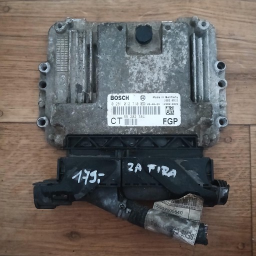 Контроллер компьютера opel astra h zafirab 0281012710 55202384