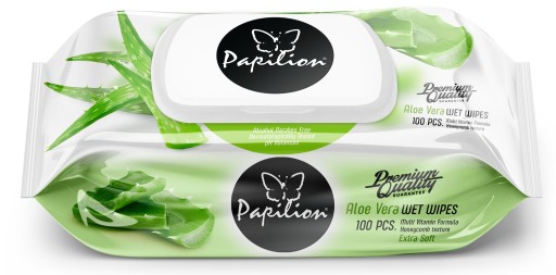 Серветки вологі Papilion Aloe Vera 1 х 100 шт.