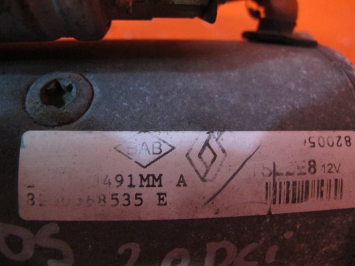 RENAULT KOLEOS and 1 HY 2.0 DCI M9R856 LAGUNA III TRAFIC II starter