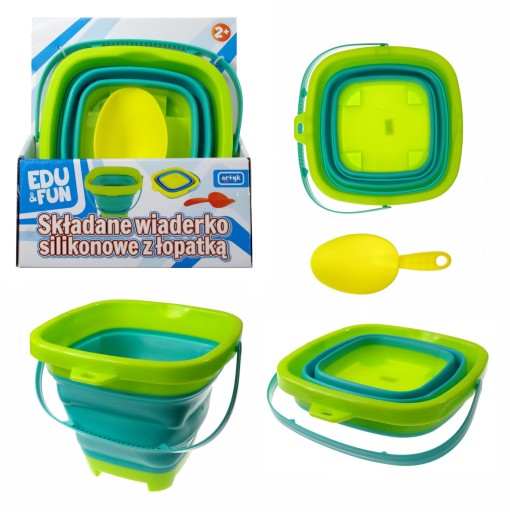 ПІСОК НАБІР ВЕДРО + ЧЕРЕВИЦЯ СКЛАДНА ПЛЯЖНА