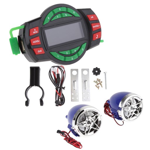 Мотоциклетний стерео підсилювач з динаміком Bluetooth