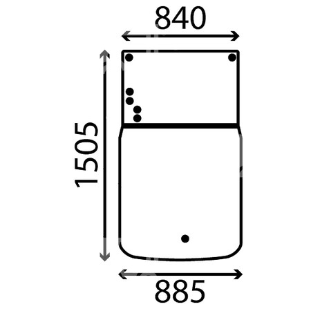2222638 - Merlo Multi Farmer Panoramic Window Front Roof