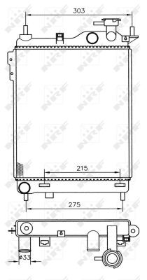 53359 - РАДИАТОР ДВИГАТЕЛЯ HYUNDAI