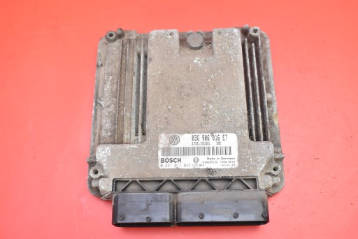 Контролер комп'ютера двигуна 03g906016et 0281011843 vw golf 5 v 2.0 tdi 140км