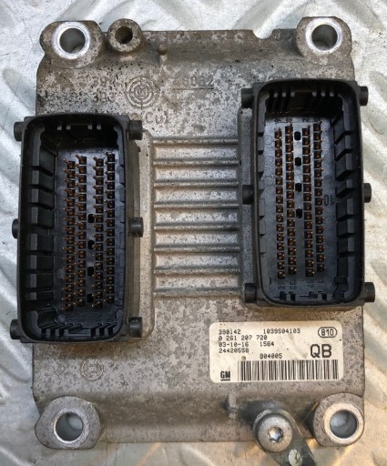 12V Z10XEP - OPEL CORSA C 1.0 B УПРАВЛЕНИЕ ДВИГАТЕЛЕМ 24420558