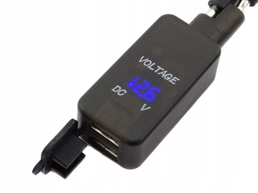 2X USB РАЗЪЕМ МОТОЦИКЛА ВОЛЬТМЕТР ДЛЯ ЛЕНТЫ