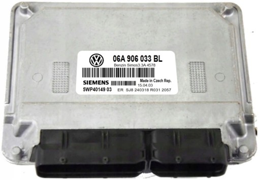 06A906033BLIMMO - Комп'ютер ecu vw 06a906033bl 5wp4014903 immo вимкнено