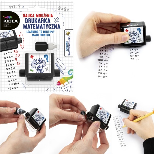 Навчання множення Kidea з математичним штампом