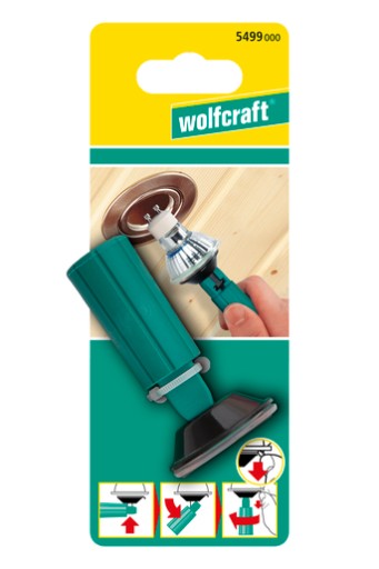 Prísavka na demontáž halogénov Wolfcraft