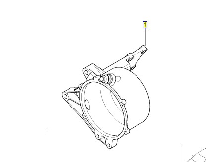 12317508607 - Корпус генератора bmw 7 e65/e66 735i 745i oe