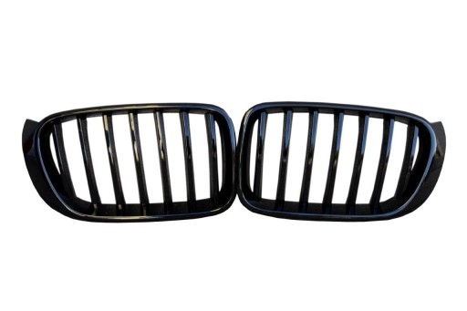 BMWX325KATR001Z - BMW X3 F25 FL X4 F26 решітка нирка чорний глянець