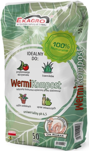 Wermikompost 50 l Ekagro