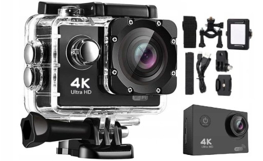 4K UHD WIFI WIFI GOPRO VODOtesná športová kamera