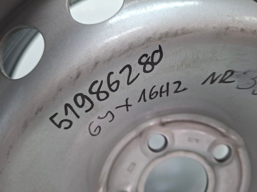 felgen Stahl 51986280 FIAT DOBLO II 16" 2010- 6JX16 5X98 Original FIAT